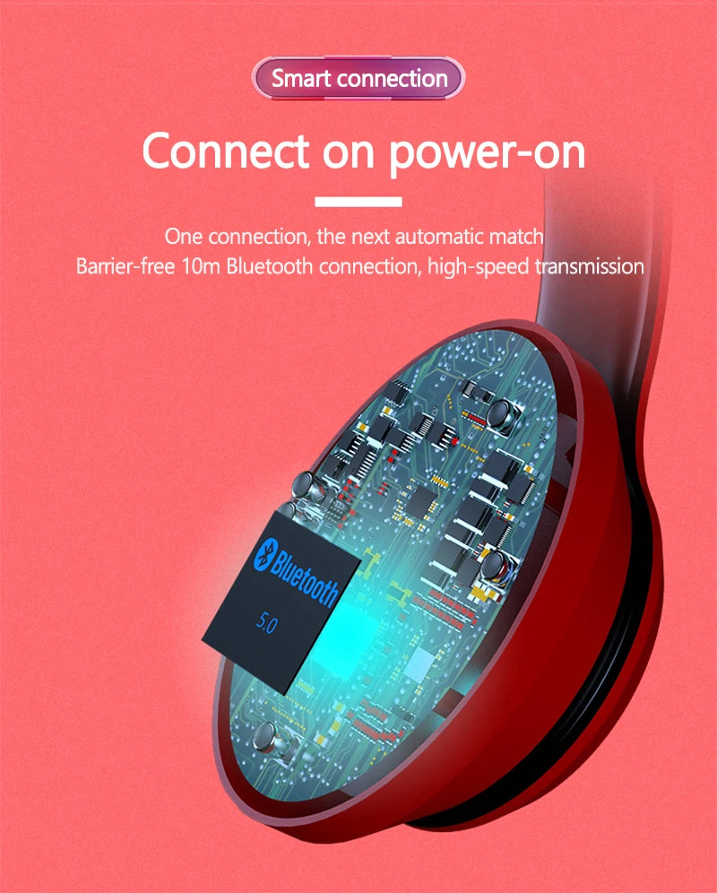 Lenovo HD200 Wireless Bluetooth Over-Ear Headphones – Noise Cancelling Gaming Headset