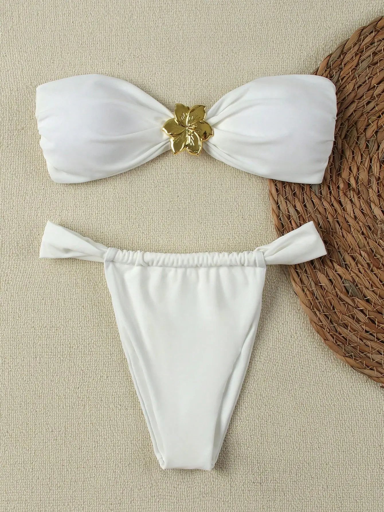 Conjunto de bikini push-up sin tirantes Sexy 2026 - Traje de baño de tanga brasileña para mujer