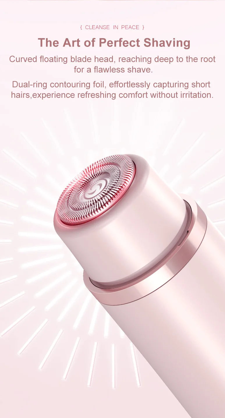 Women Electric Shaver – 2-in-1 Body Hair Remover & Bikini Trimmer for Legs, Underarm & Sensitive Areas
