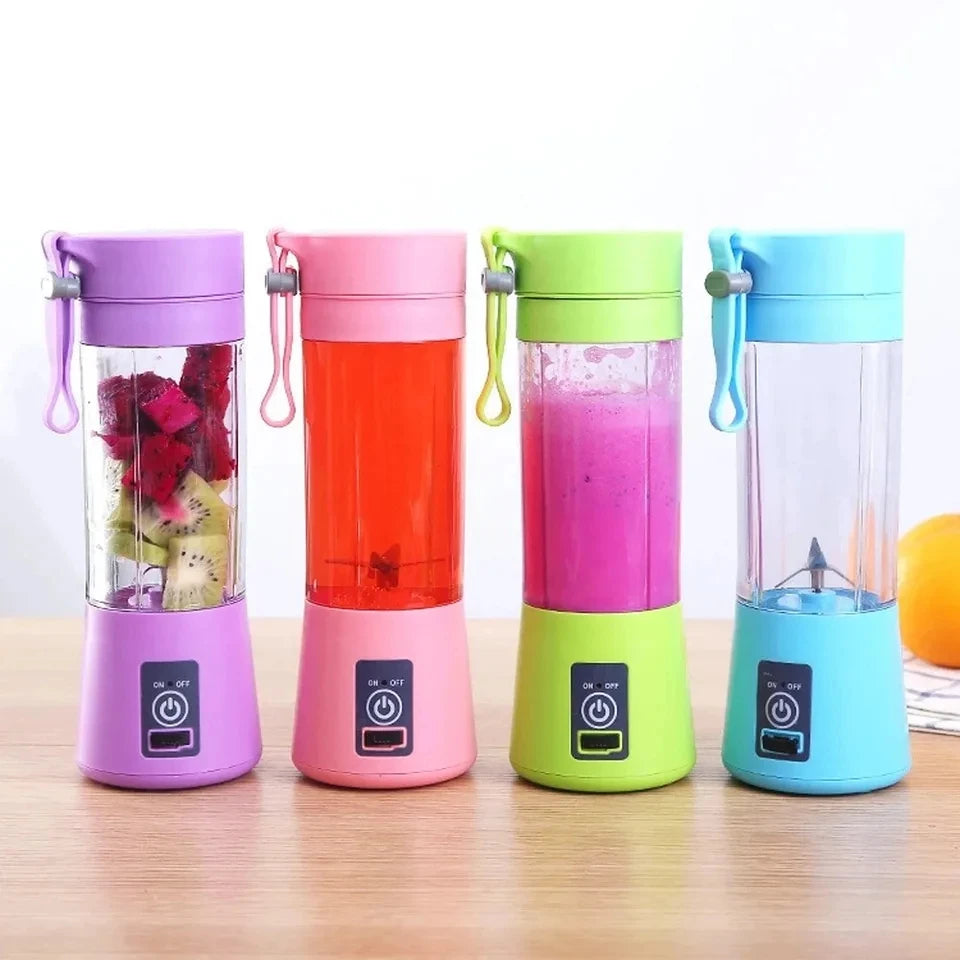 Nuevo exprimidor eléctrico portátil, mini licuadora recargable, batidora de frutas, máquina para hacer batidos para el hogar y la cocina