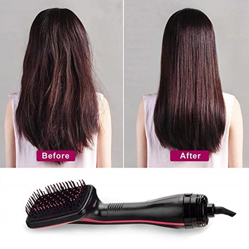 Brosse séchante à air chaud tout-en-un – Appareil de coiffage aux ions négatifs pour lisser, défroisser et donner du volume
