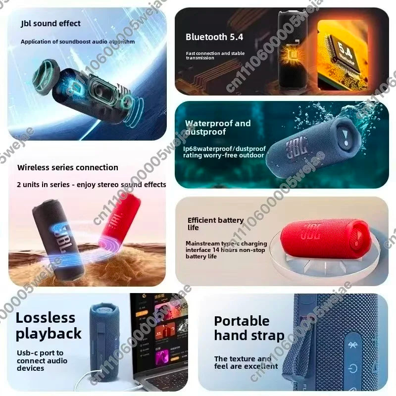 Portable Waterproof Bluetooth Speaker – Deep Bass Outdoor Wireless Speaker