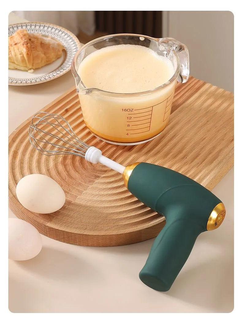 Batidora eléctrica inalámbrica para crema, mezclador eléctrico recargable de 3 velocidades para masa, batidor de huevos, herramienta de cocina, batidora de alimentos