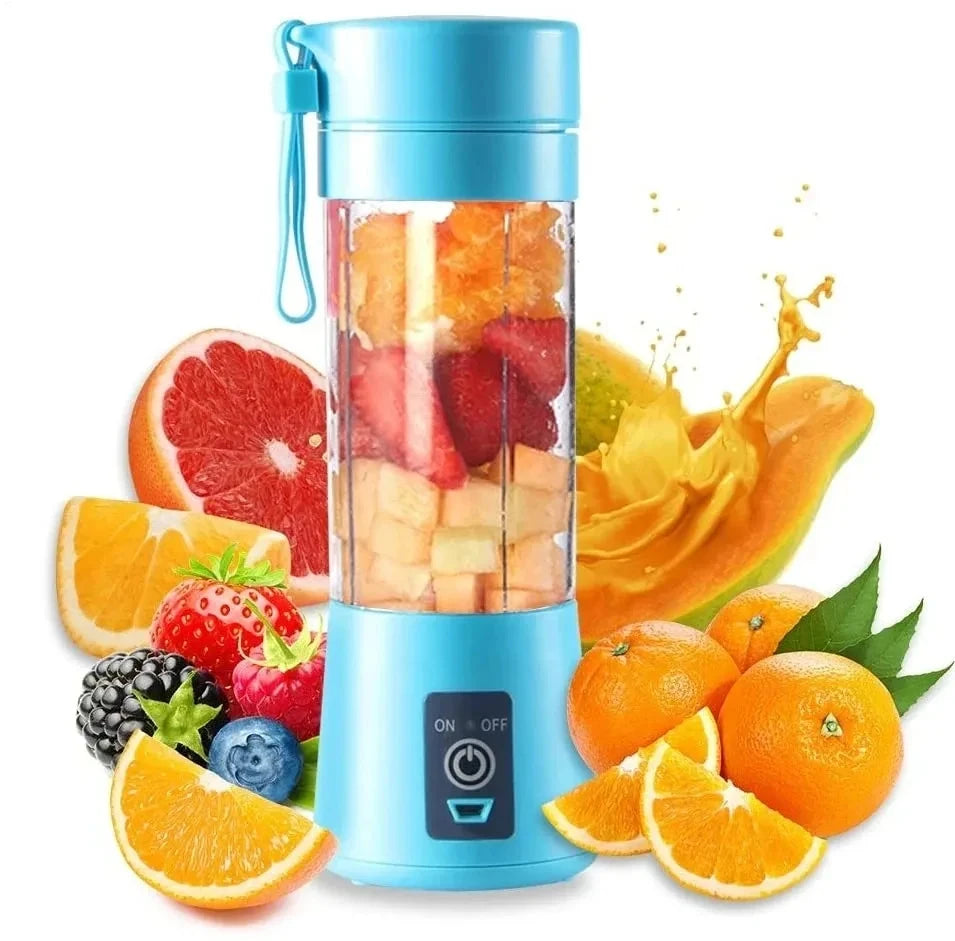 Nuevo exprimidor eléctrico portátil, mini licuadora recargable, batidora de frutas, máquina para hacer batidos para el hogar y la cocina