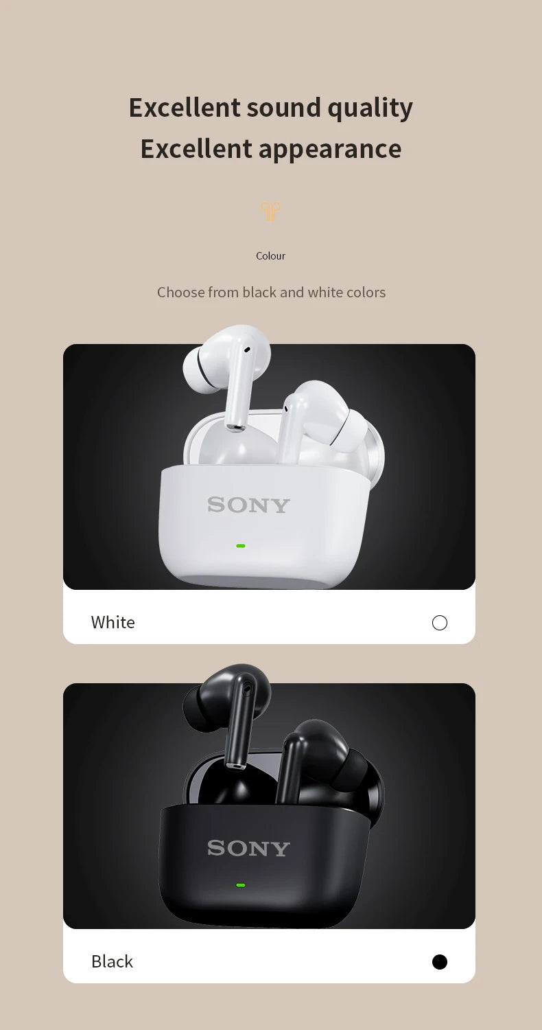 Sony S300 True Wireless Earbuds – Bluetooth In-Ear Sports Headphones with Mic & Touch Control