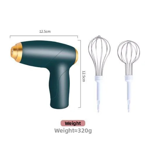 Batidora eléctrica inalámbrica para crema, mezclador eléctrico recargable de 3 velocidades para masa, batidor de huevos, herramienta de cocina, batidora de alimentos