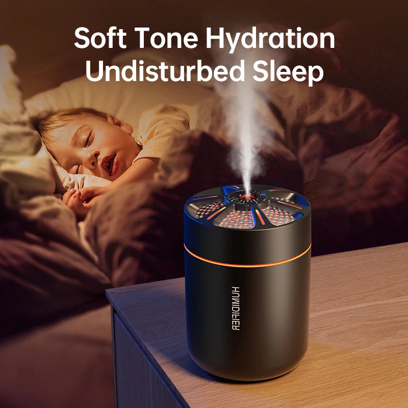 Powerful and Efficient Air Humidifier 180ML Aromatherapy Aroma Diffuser Essential Oil with Colorful Lights for Home Car Bedroom