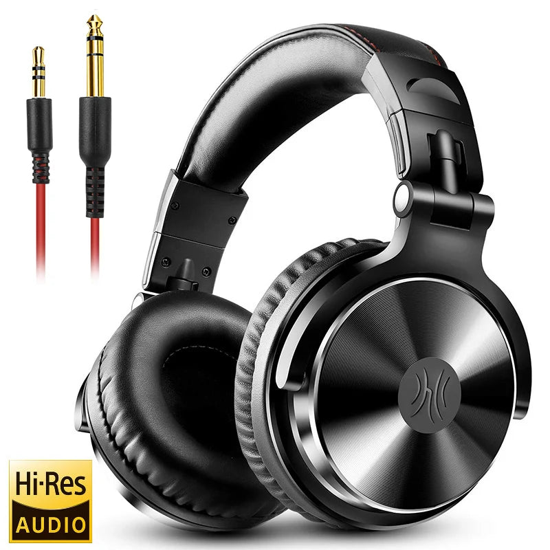 OneOdio Pro Wired Studio Headphones – Over Ear DJ & Gaming Headset with Microphone