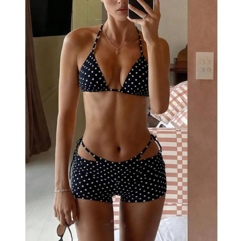Women's 3-Piece Bikini Set – Sexy Brazilian Swimsuit for Beach & Pool