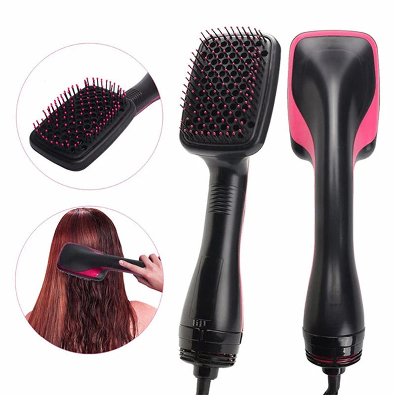 Brosse séchante à air chaud tout-en-un – Appareil de coiffage aux ions négatifs pour lisser, défroisser et donner du volume