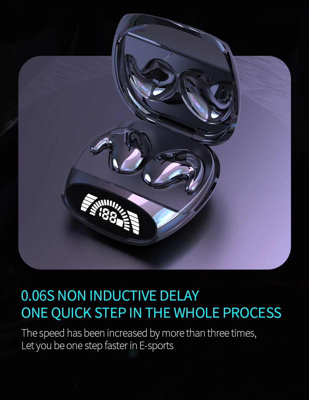 VIVO Sleep Invisible Earbuds Tiny Headphones Hidden Noise Cancelling Wireless Headsets Sports Stereo Bluetooth 5.3 Earphone