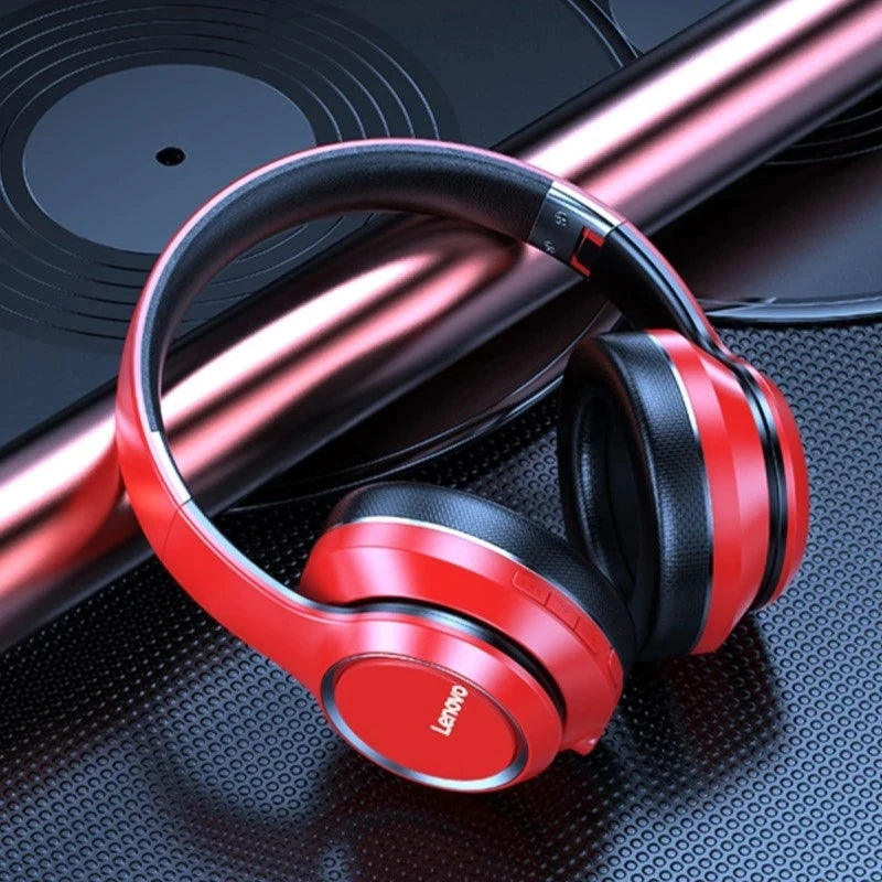 Lenovo HD200 Wireless Bluetooth Over-Ear Headphones – Noise Cancelling Gaming Headset