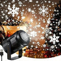 Projecteur de lumières pour Halloween et Noël – Décoration LED rotative avec citrouilles, flocons de neige et motifs festifs
