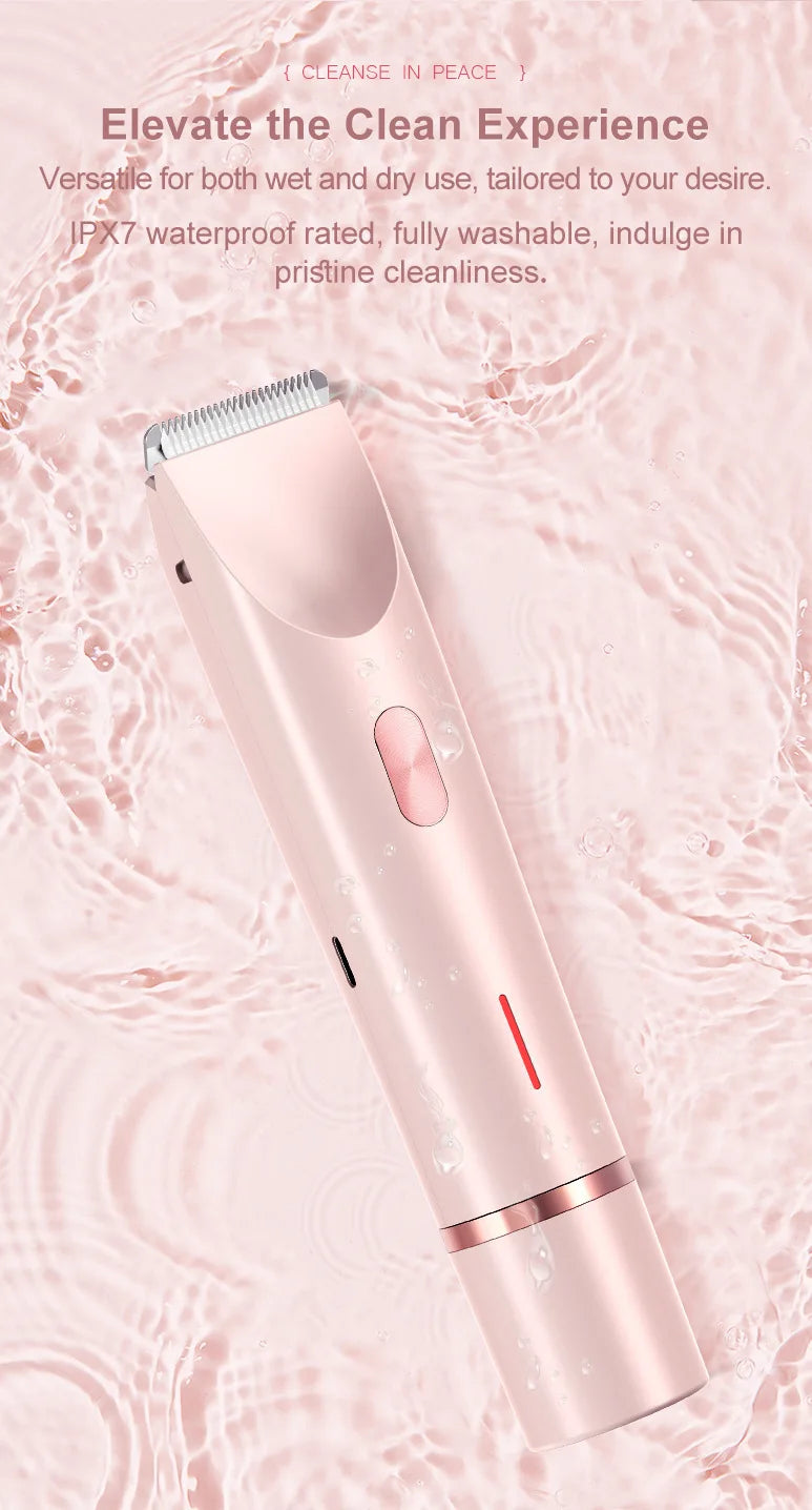 Women Electric Shaver – 2-in-1 Body Hair Remover & Bikini Trimmer for Legs, Underarm & Sensitive Areas