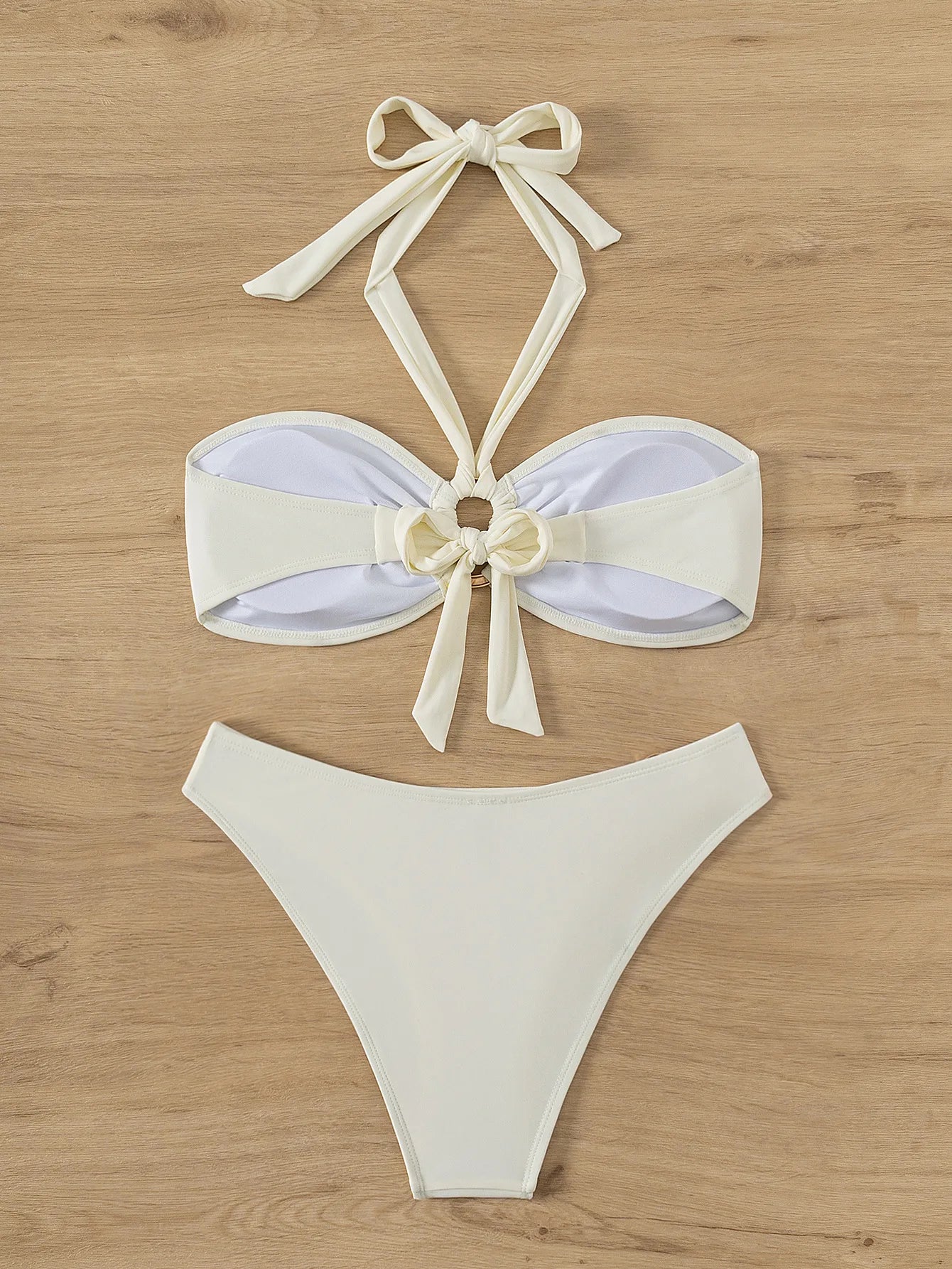 Conjunto de bikini push-up sin tirantes Sexy 2026 - Traje de baño de tanga brasileña para mujer
