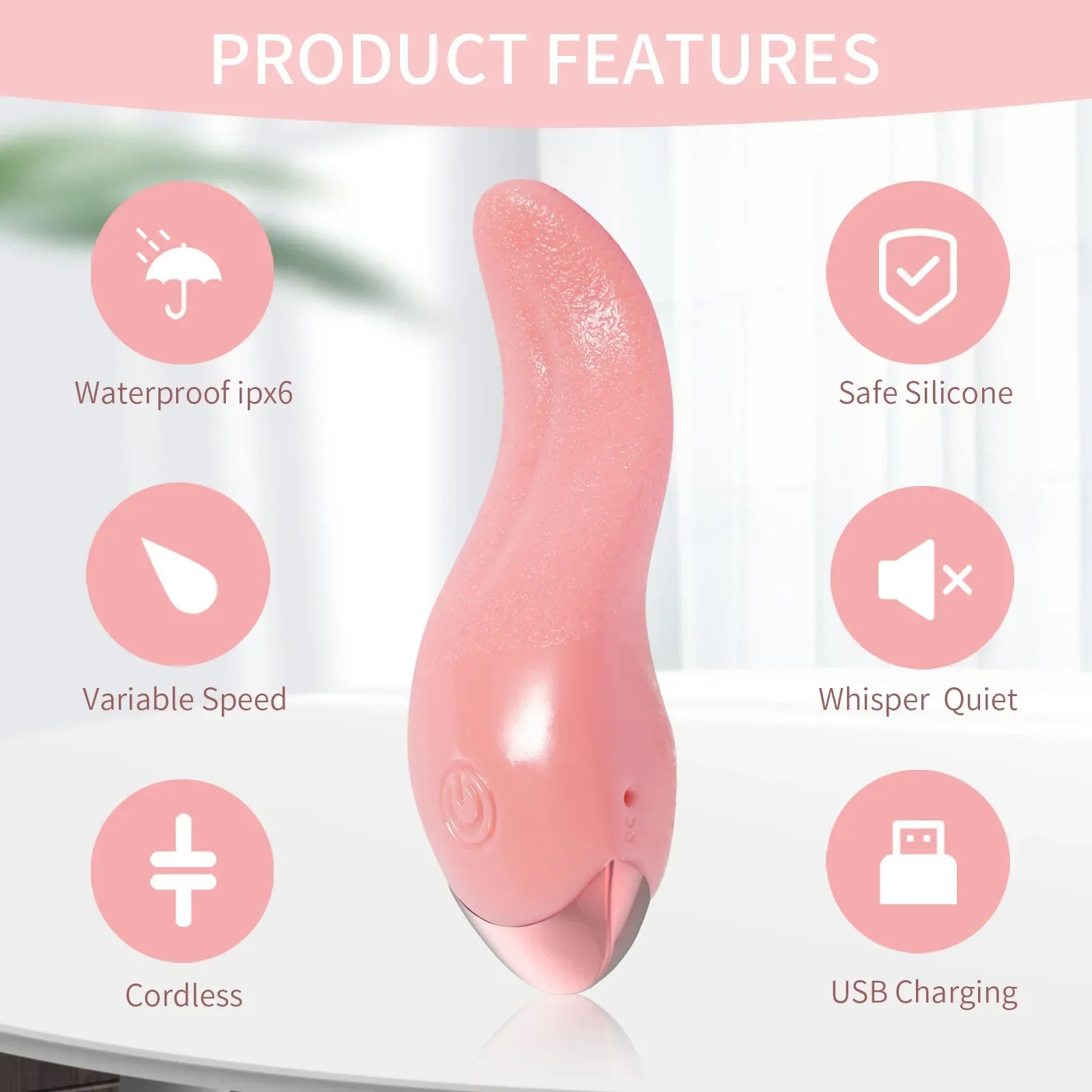 10 Modes Heating Tongue Licking Vibrator For Women G Spot Clitoral Stimulator Nipple Female Masturbator Vibrator Sex Toys Aldult