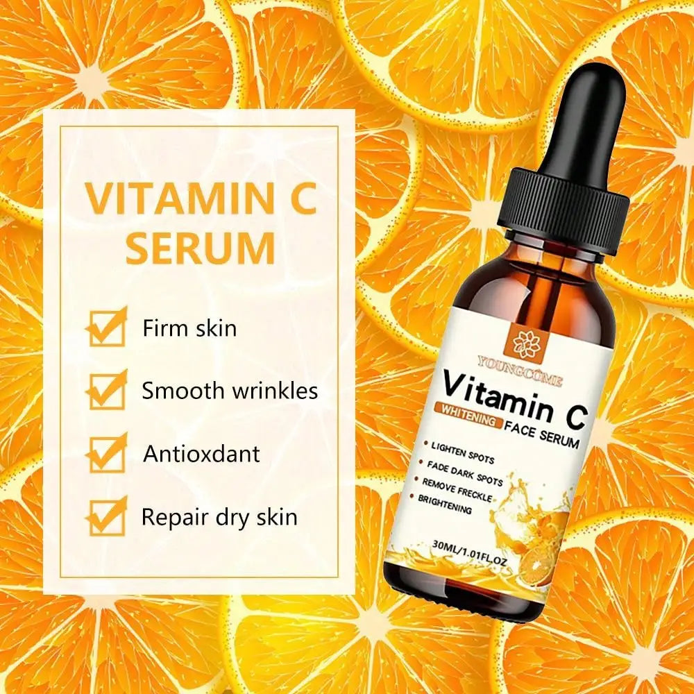 Vitamin C Facial Essence with Hyaluronic Acid – Brightening & Moisturizing Face Serum
