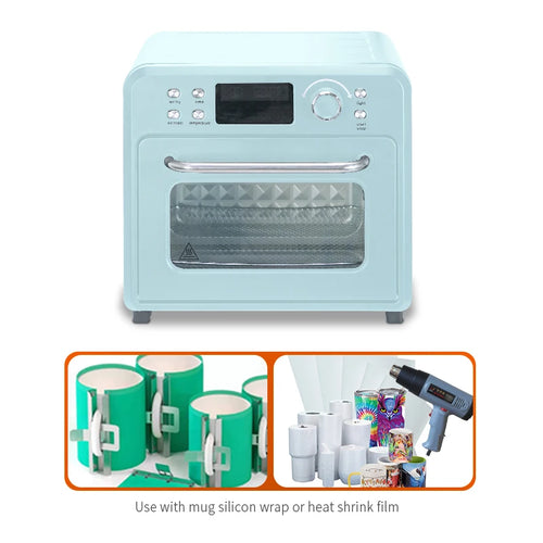 16L Air Fryer Sublimation Oven – Mug & Tumbler Heat Press Machine for Cups, Bottles & Sublimation Blanks Printing
