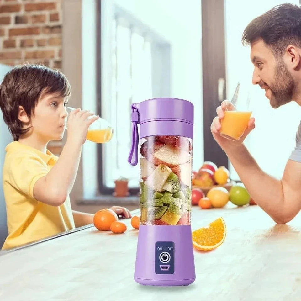 Nuevo exprimidor eléctrico portátil, mini licuadora recargable, batidora de frutas, máquina para hacer batidos para el hogar y la cocina