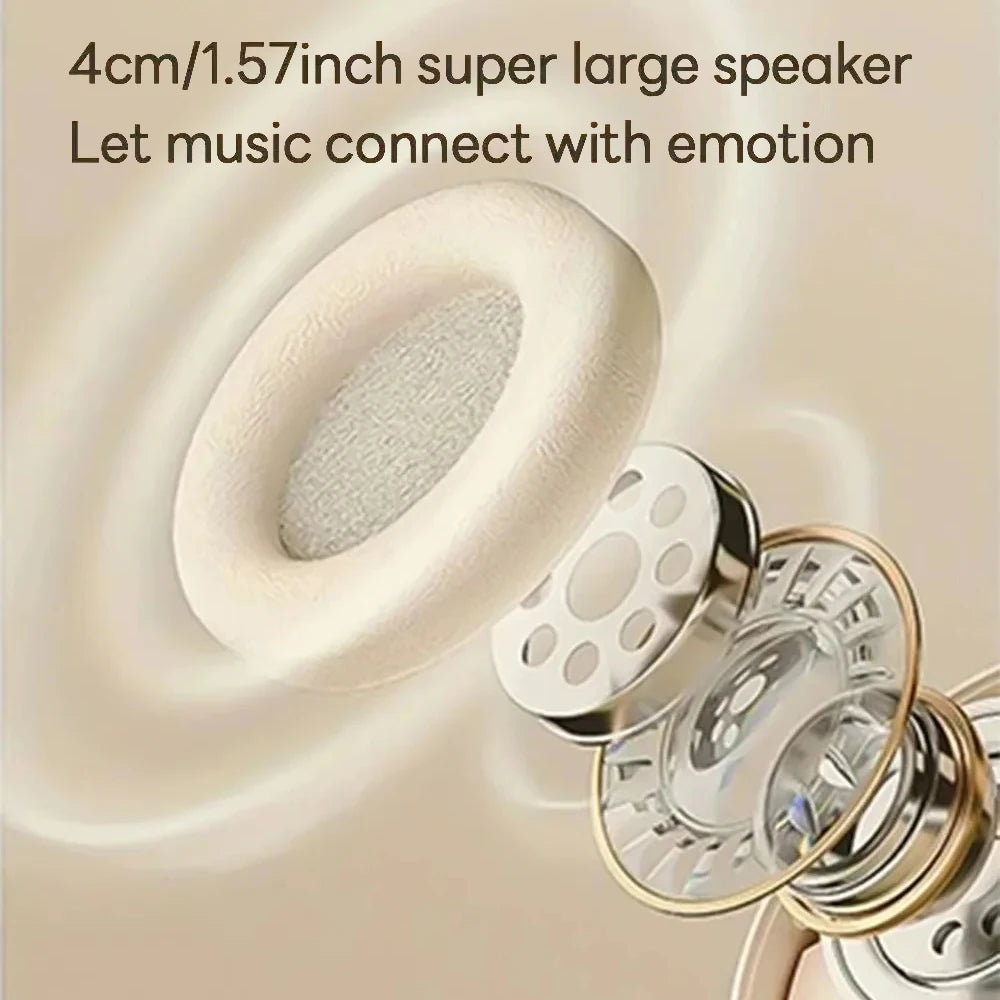 Bluetooth 5.3 Wireless Gaming Headphones – Noise Reduction Bass Headset for Phone & PC