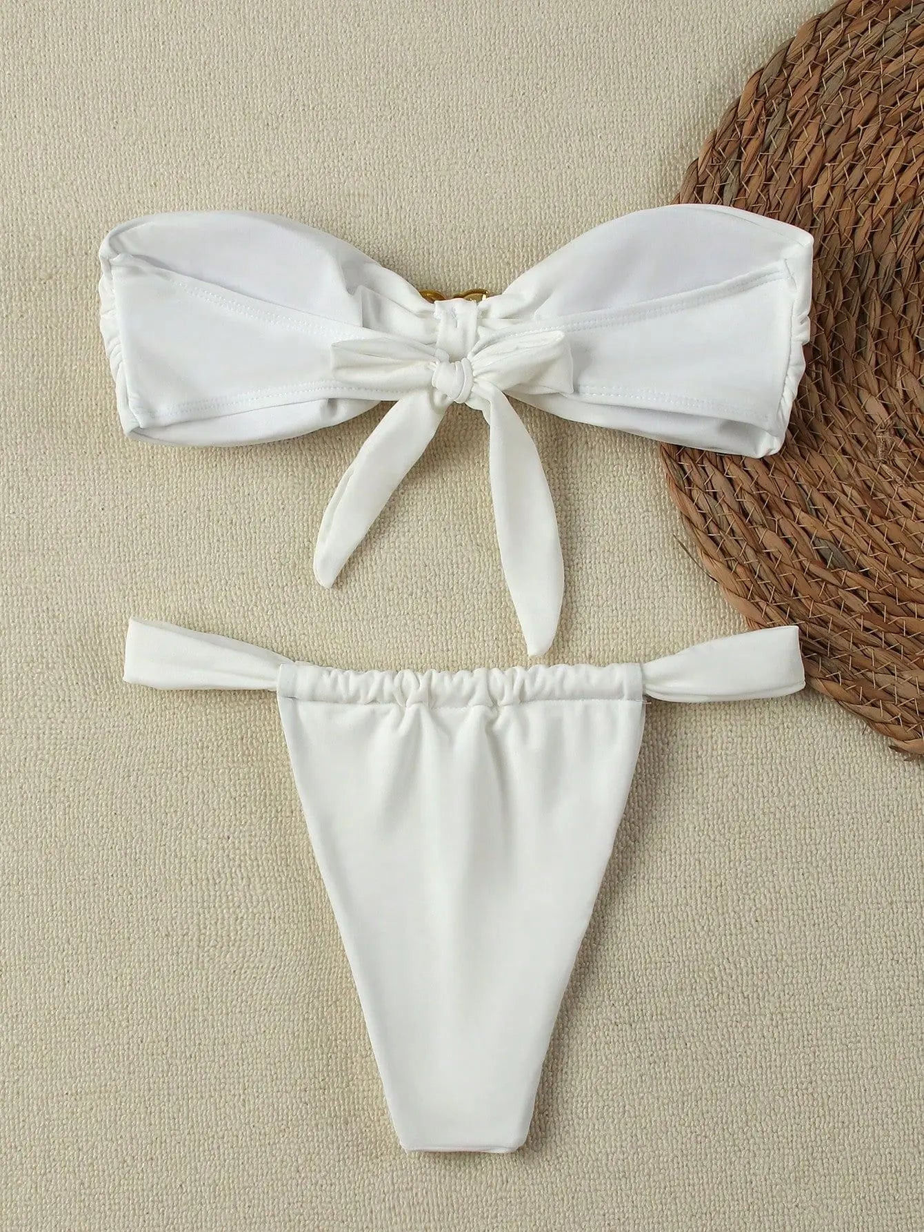 Conjunto de bikini push-up sin tirantes Sexy 2026 - Traje de baño de tanga brasileña para mujer