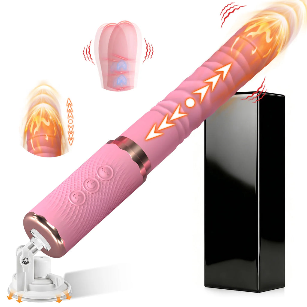Rechargeable Personal Body Massager – Dual Motor Heating Device for Intimate Wellness