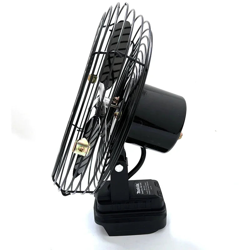 Makita Camping Fan 8 Inches Wireless Outdoor Fishing Desktop Portable Metal Fan Strong Wind Fan Fit Makita 18V 20V Battery