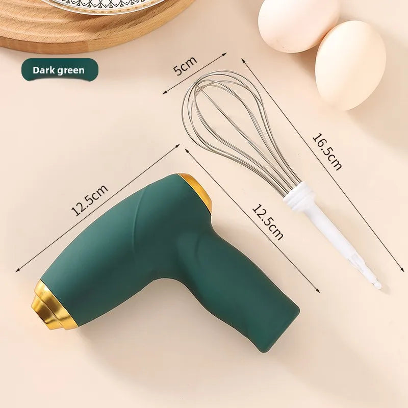 Batidora eléctrica inalámbrica para crema, mezclador eléctrico recargable de 3 velocidades para masa, batidor de huevos, herramienta de cocina, batidora de alimentos