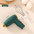 Batidora eléctrica inalámbrica para crema, mezclador eléctrico recargable de 3 velocidades para masa, batidor de huevos, herramienta de cocina, batidora de alimentos