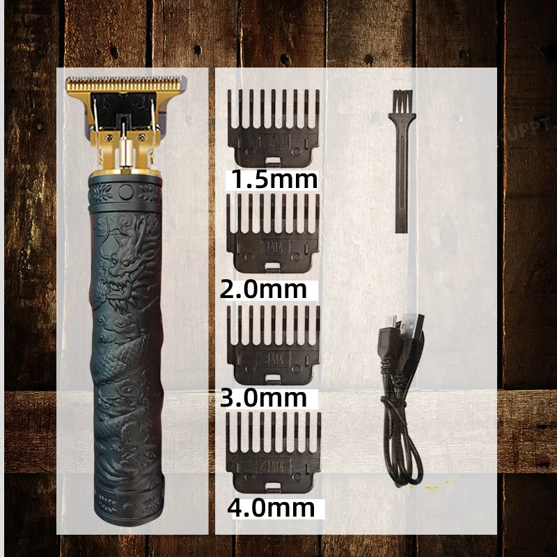 T9 Electric Hair Clipper & Beard Trimmer for Men – Professional Rechargeable Barber Shaving Machine
