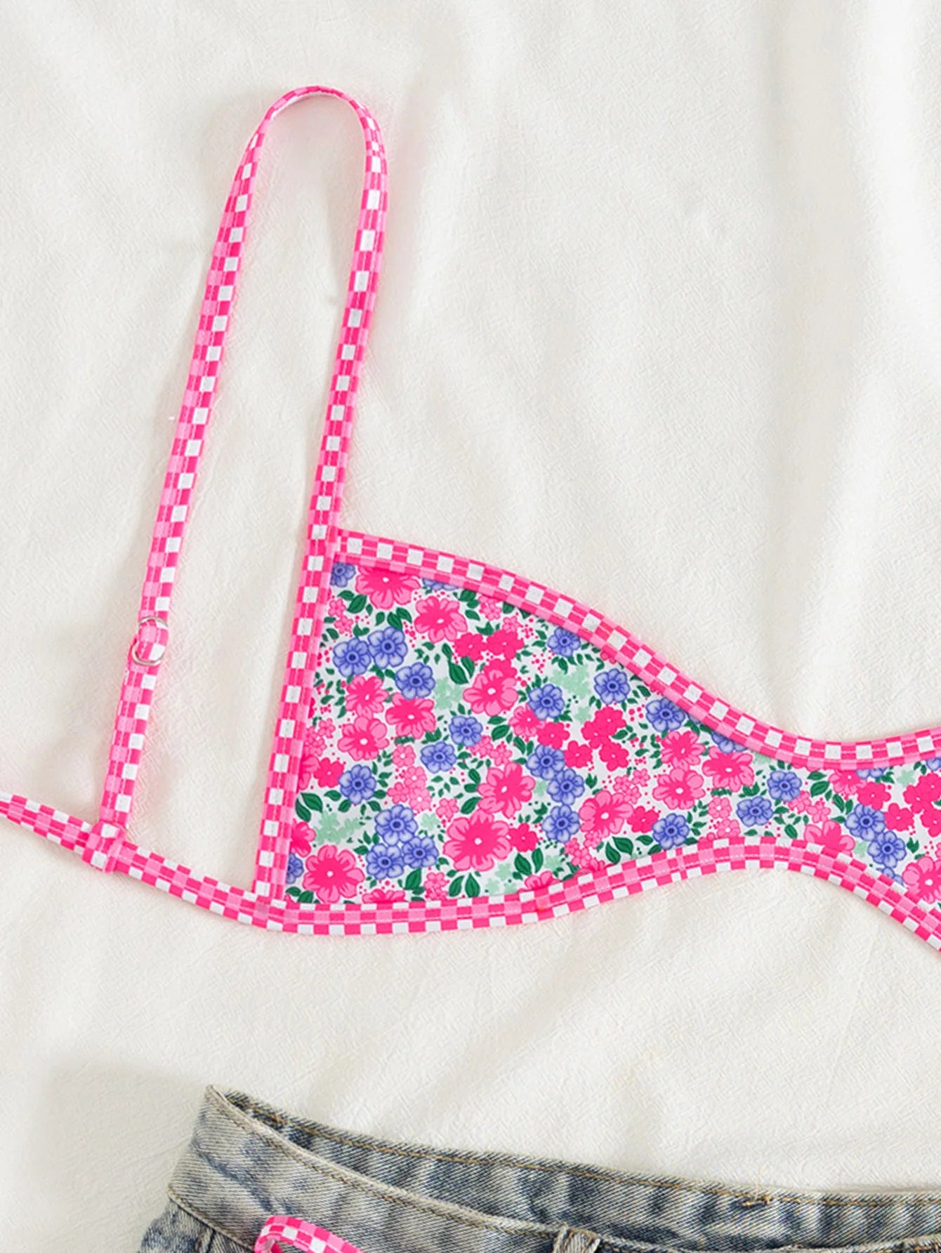 "Conjunto de bikini sin tirantes nuevo 2025 - Traje de baño sexy de dos piezas con espalda descubierta y lazo frontal para mujer"