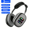 KEBIDUMEI Bluetooth 5.3 Wireless Headphones – ANC HiFi Stereo Over-Ear Headset with LED Display & FM Radio