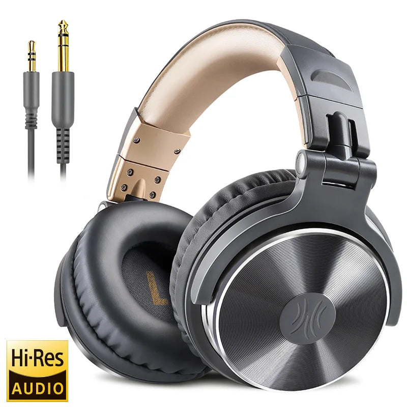 OneOdio Pro Wired Studio Headphones – Over Ear DJ & Gaming Headset with Microphone