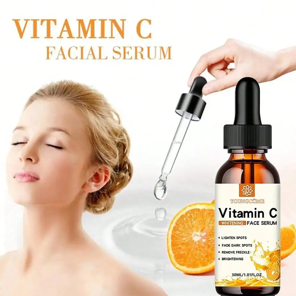 Vitamin C Facial Essence with Hyaluronic Acid – Brightening & Moisturizing Face Serum