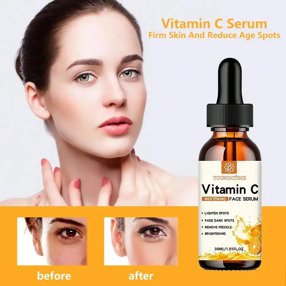 Vitamin C Facial Essence with Hyaluronic Acid – Brightening & Moisturizing Face Serum
