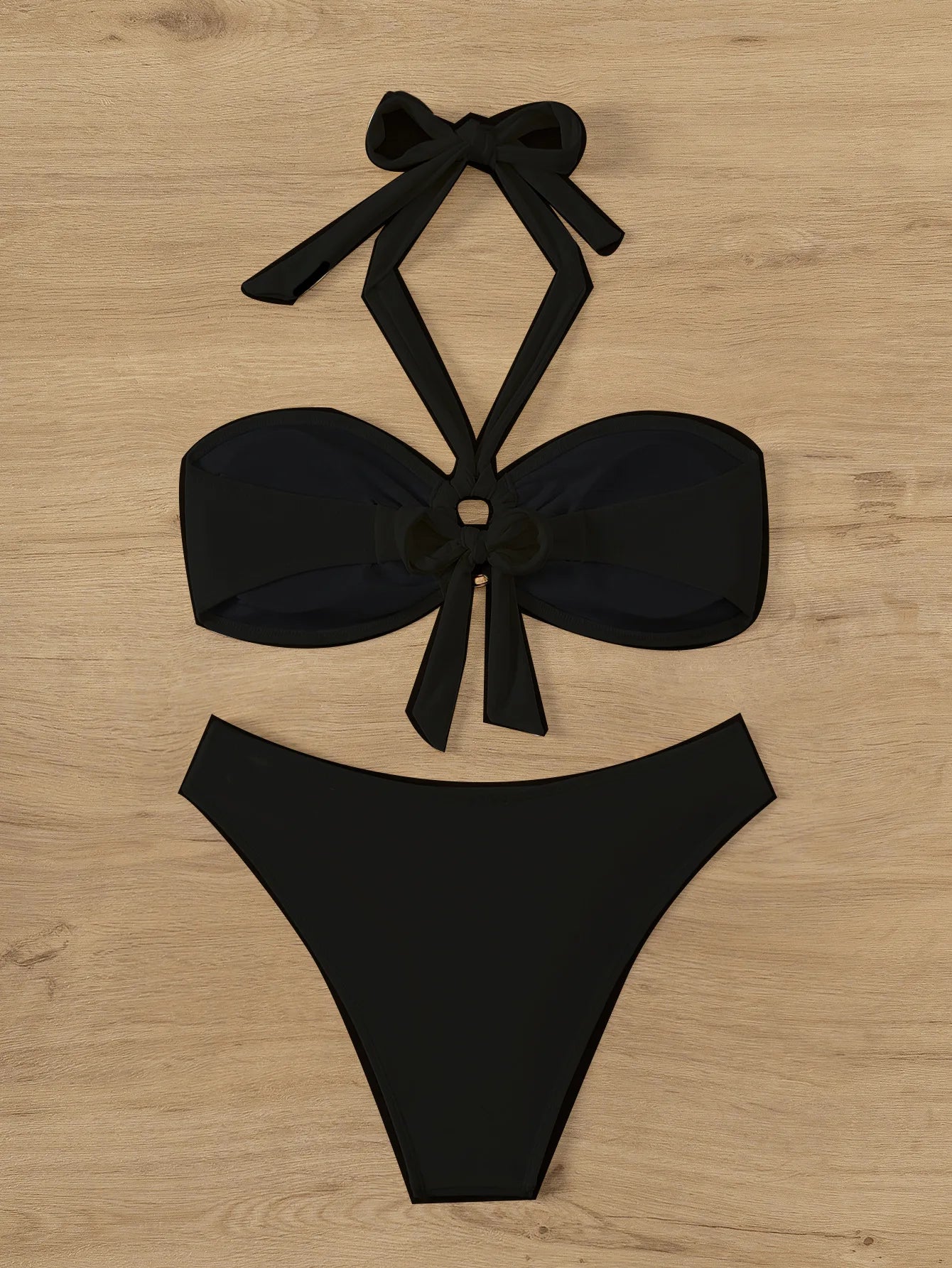 Conjunto de bikini push-up sin tirantes Sexy 2026 - Traje de baño de tanga brasileña para mujer