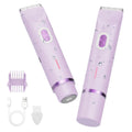 Bikini Trimmer for Women, 2 in 1 Dual Head Bikini Shaver & Body Shaver, Cordless & Waterproof Painless Electric Hair Removal