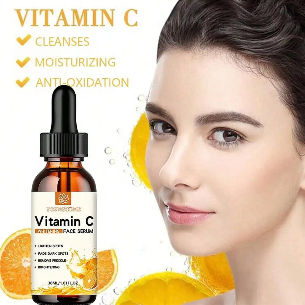 Vitamin C Facial Essence with Hyaluronic Acid – Brightening & Moisturizing Face Serum