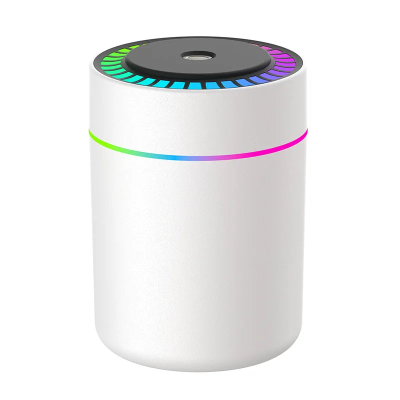 Diffuseur d'arômes et humidificateur USB 180 ml – Brumisateur d'huiles essentielles avec lumières d'ambiance colorées