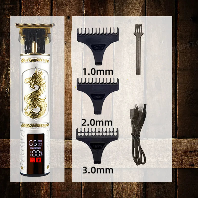 T9 Electric Hair Clipper & Beard Trimmer for Men – Professional Rechargeable Barber Shaving Machine