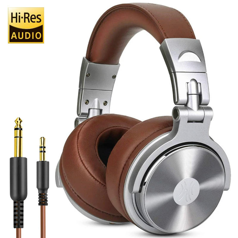 OneOdio Pro Wired Studio Headphones – Over Ear DJ & Gaming Headset with Microphone