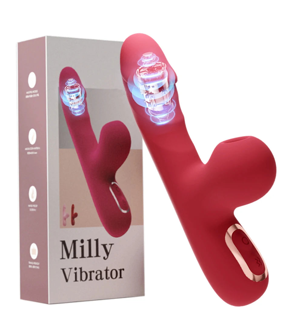 Sucking Vibrator Heating G Spot Vibrating Dildo Massager Vibrator Sucking Clit Stimulator Female Masturbator Sex Toys for Women