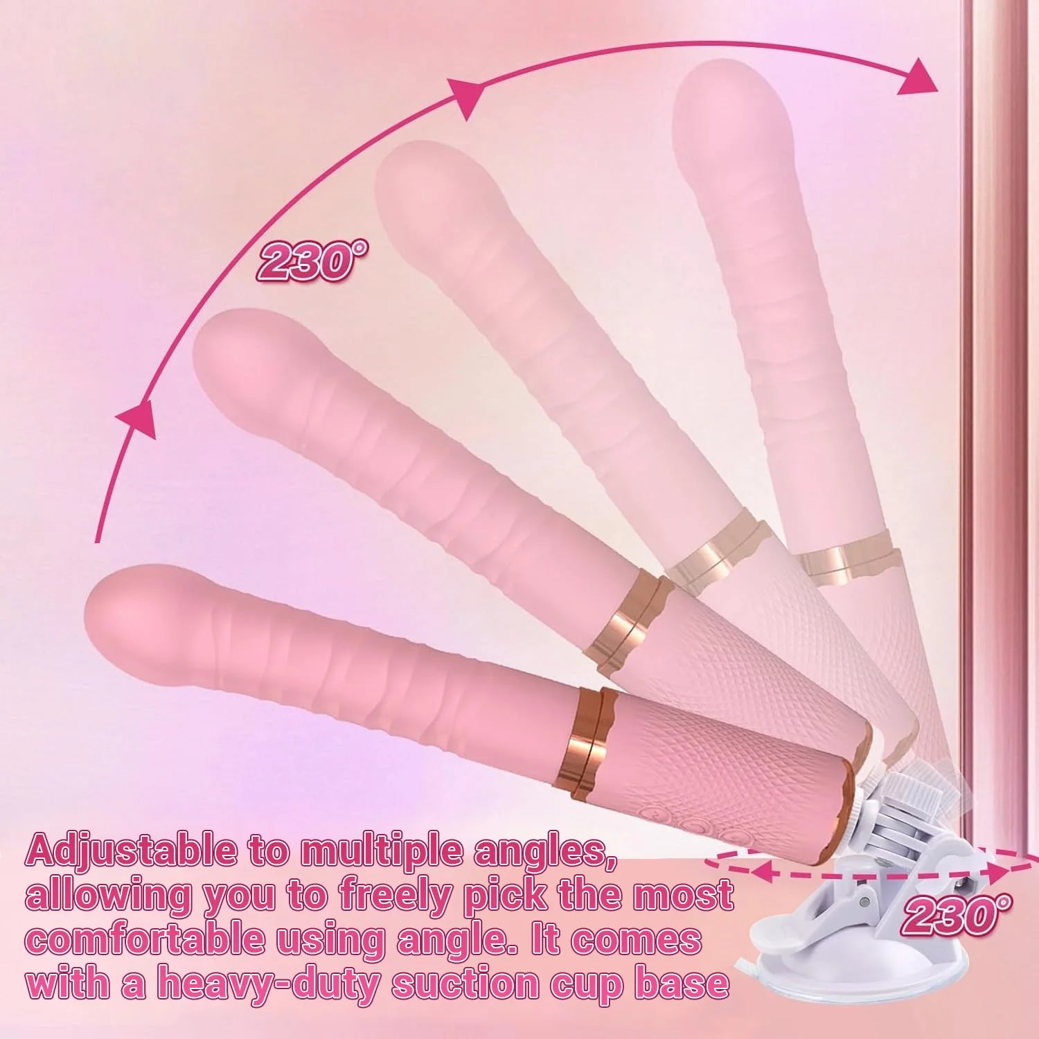 Rechargeable Personal Body Massager – Dual Motor Heating Device for Intimate Wellness