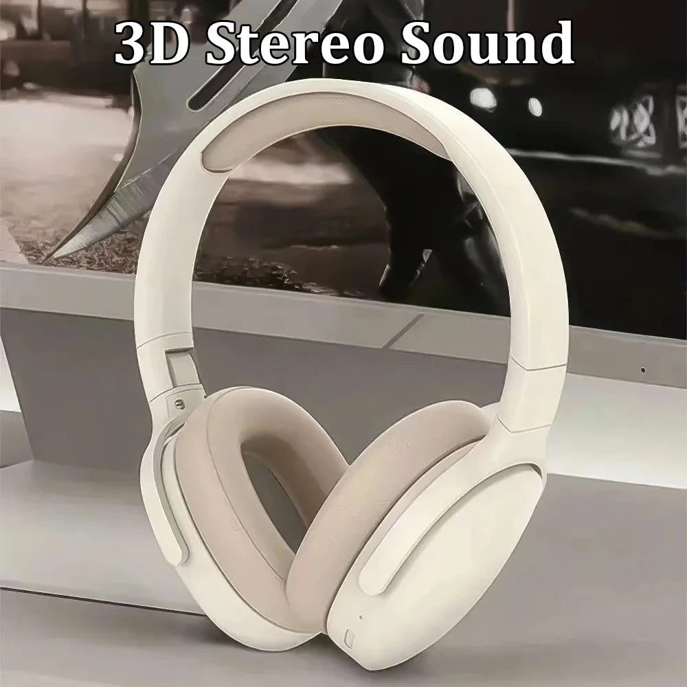 Wireless Bluetooth 5.3 Gaming Headphones – Noise Cancelling Foldable Headset with Microphone