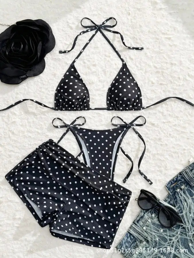 Women's 3-Piece Bikini Set – Sexy Brazilian Swimsuit for Beach & Pool