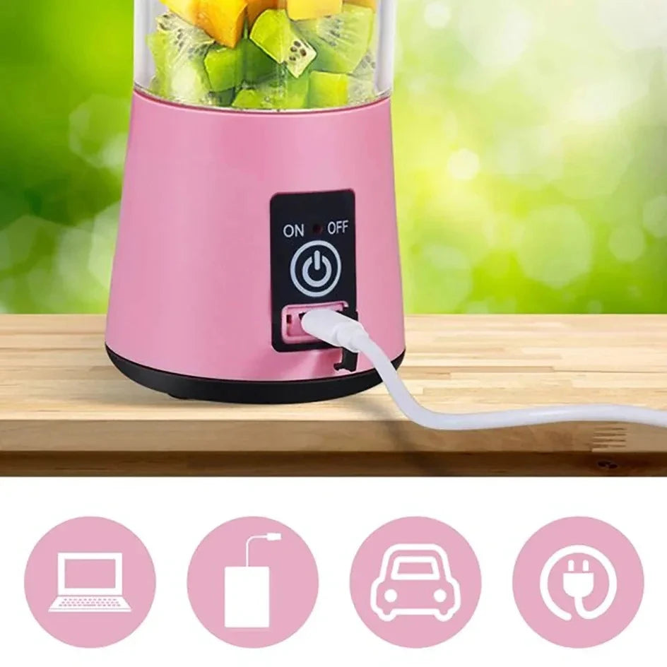 Nuevo exprimidor eléctrico portátil, mini licuadora recargable, batidora de frutas, máquina para hacer batidos para el hogar y la cocina
