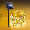 Solar Fairy Lights Outdoor – Waterproof Garden String Lights with 8 Light Modes