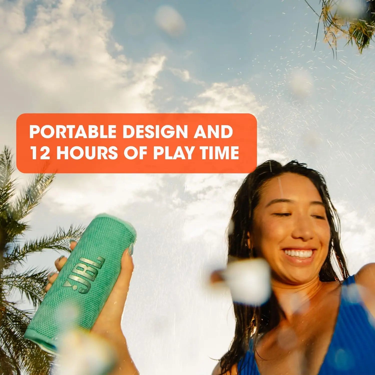 JBL Flip 6 Portable Bluetooth Speaker – Waterproof IPX7, Powerful Bass, Outdoor & Beach Speaker