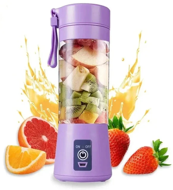 Nuevo exprimidor eléctrico portátil, mini licuadora recargable, batidora de frutas, máquina para hacer batidos para el hogar y la cocina