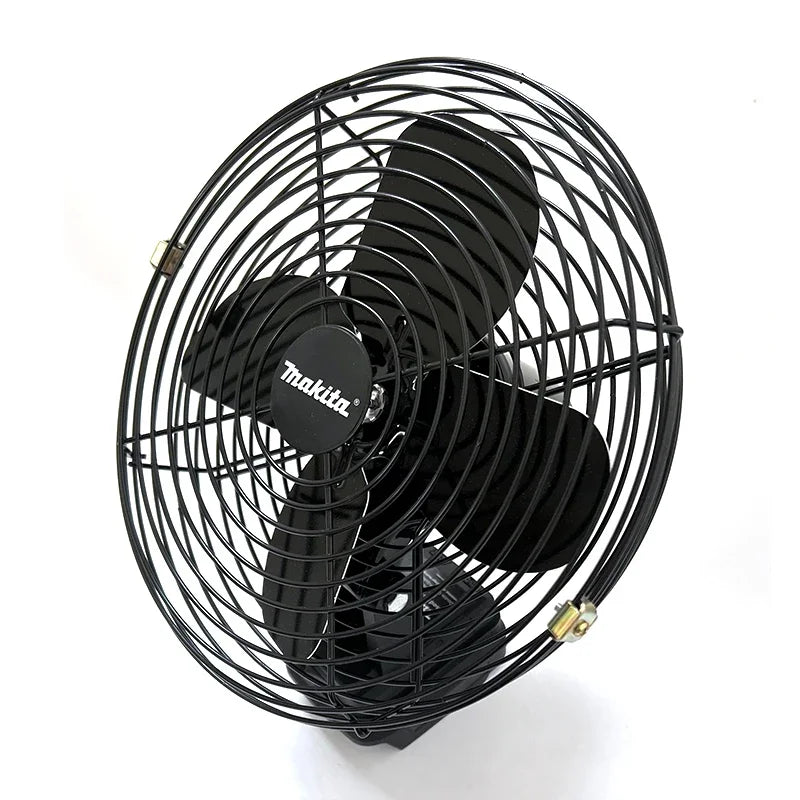 Makita Camping Fan 8 Inches Wireless Outdoor Fishing Desktop Portable Metal Fan Strong Wind Fan Fit Makita 18V 20V Battery